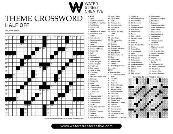 Crossword Oct. 19, 2023