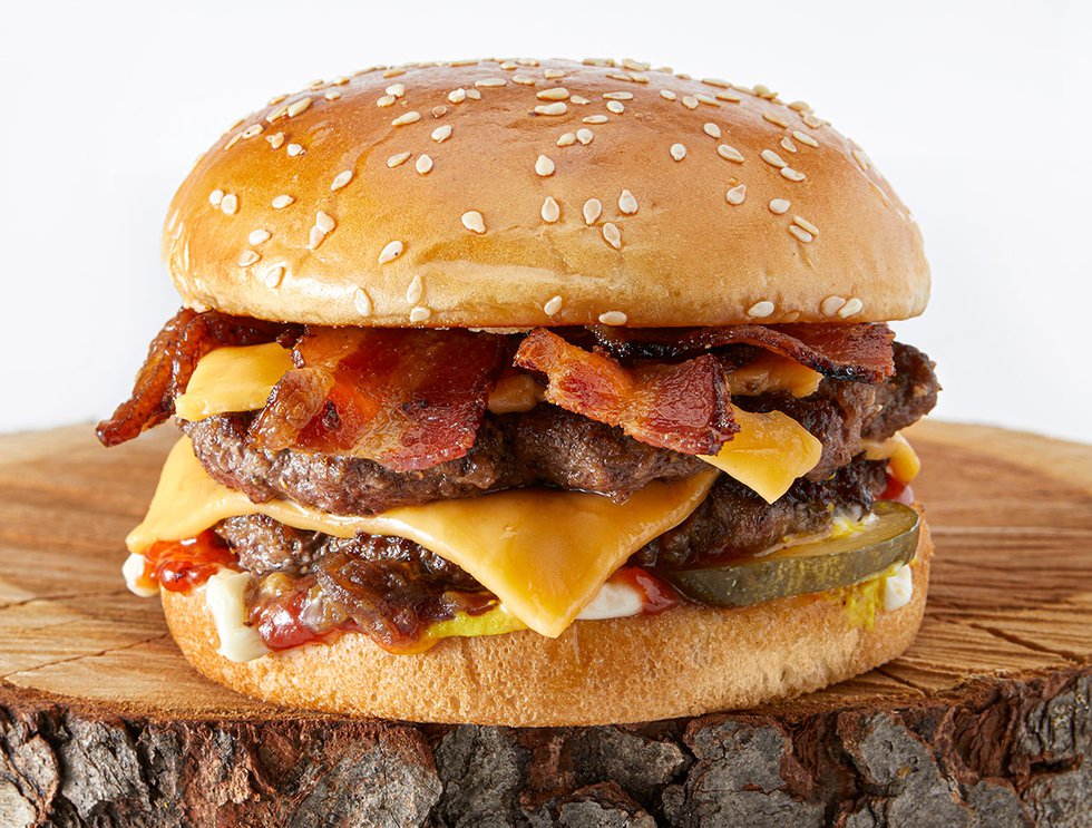 Dairyland bacon cheeseburger