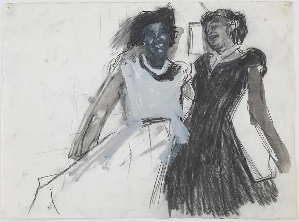 Darrel Ellis, Untitled (Aunt Lena and Grandmother Lilian Ellis), ca. 1983–1988.
