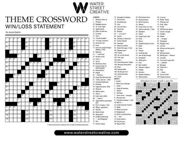 Crossword November 9, 2023