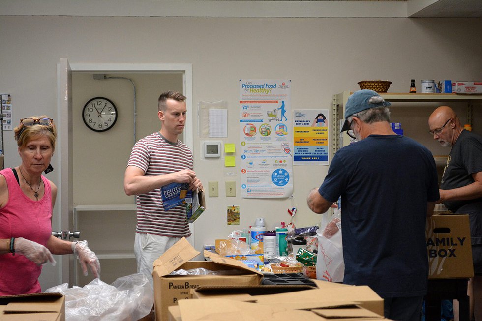 Bay View Community Center Food Pantry kitchen