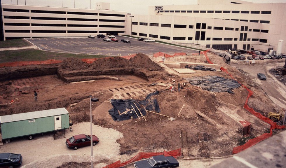 Milwaukee County Grounds 1990s Cemetery II excavation