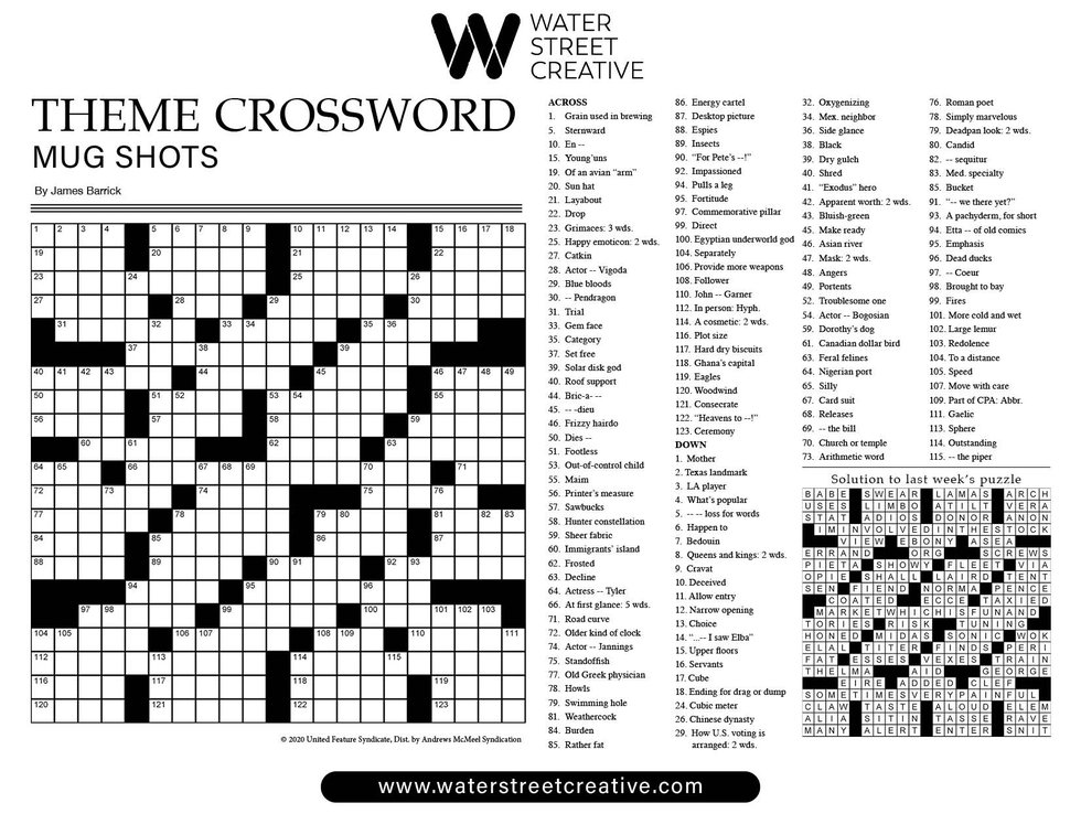 Crossword: Week Of November 16, 2023 - Shepherd Express