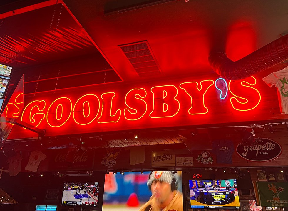 Major Goolsby's neon sign