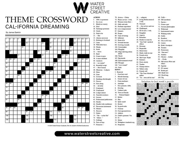 Crossword November 23, 2023