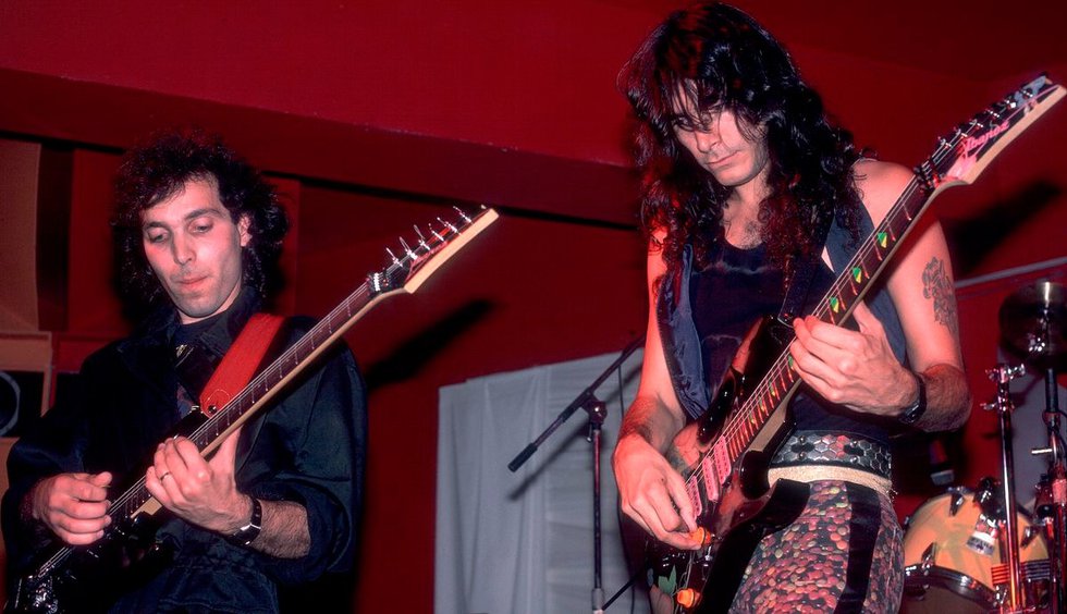 Joe Satriani and Steve Vai