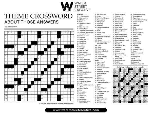 Crossword December 21, 2023