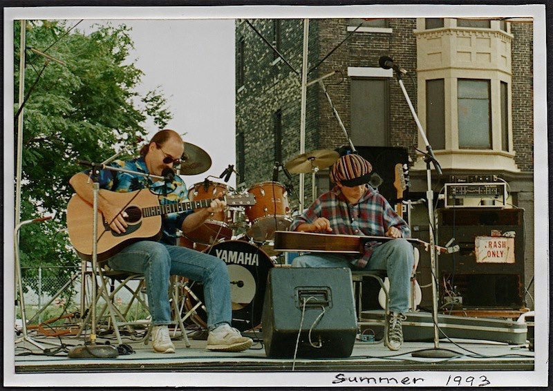 Denny and Josh Rauen in 1993