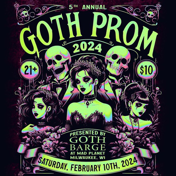 Goth Prom 2024 poster