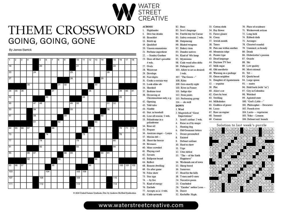 Crossword February 15 2024 Shepherd Express   Crossword 02182024 