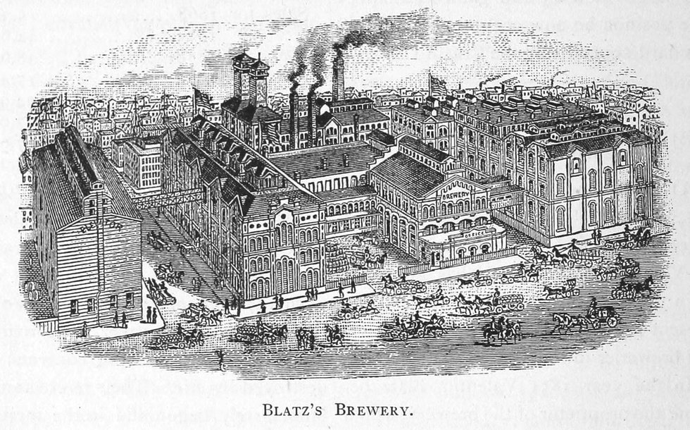 Blatz Brewery, 1886