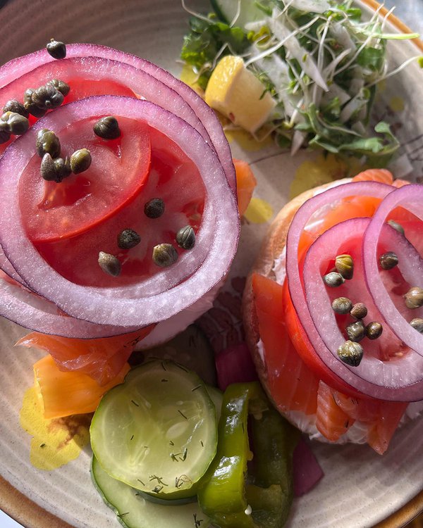 Hen's Deli Lox Plate