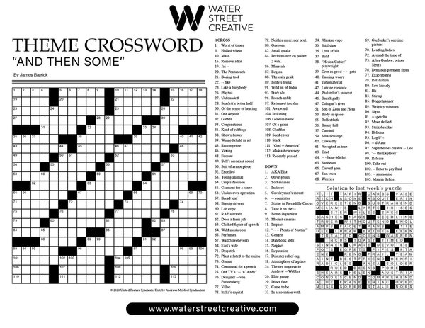 Crossword: March 12, 2024