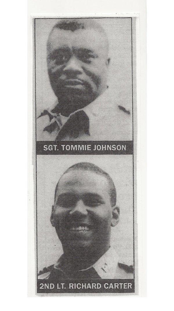 Tommie Johnson and Richard Carter clipping