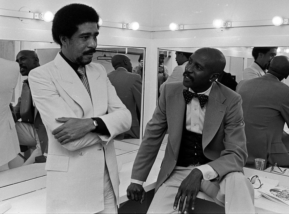 Richard Pryor and Louis Gosset Jr. in 1978