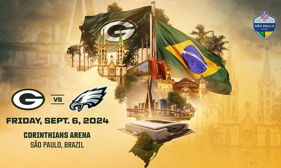 Packers Brazil game banner