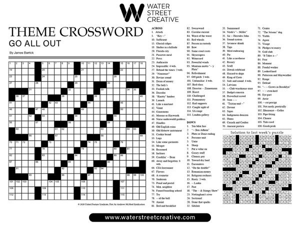 Crossword: April 11, 2024