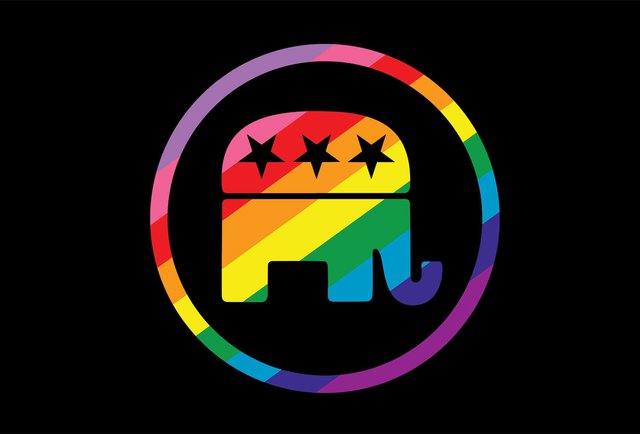 Rainbow Republican logo