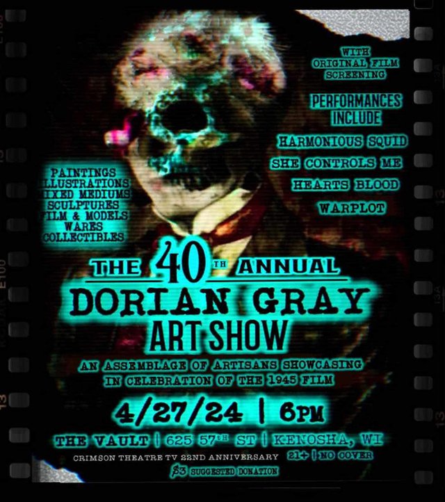 40th Dorian Gray Art Show banner