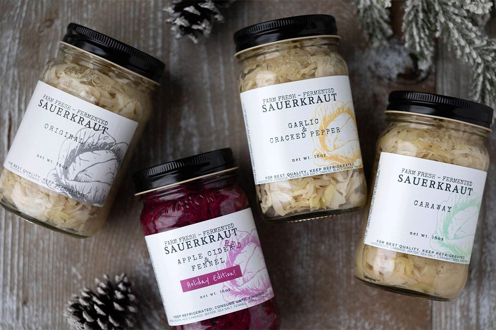 Ourganic Farms sauerkraut