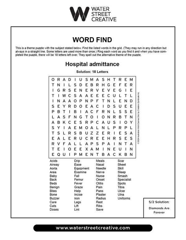 Word Find: May 9, 2024