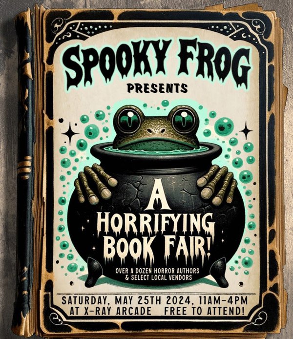 Spooky Frog Book Fair