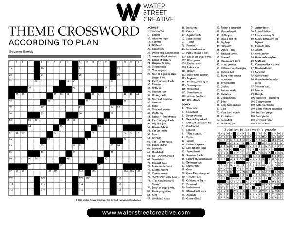 Crossword: May 23, 2024