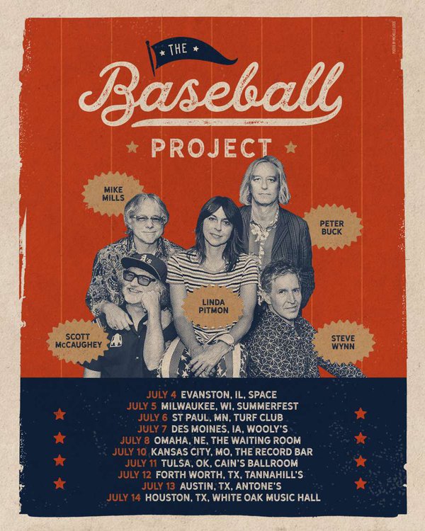 The Baseball Project 2024 tour banner