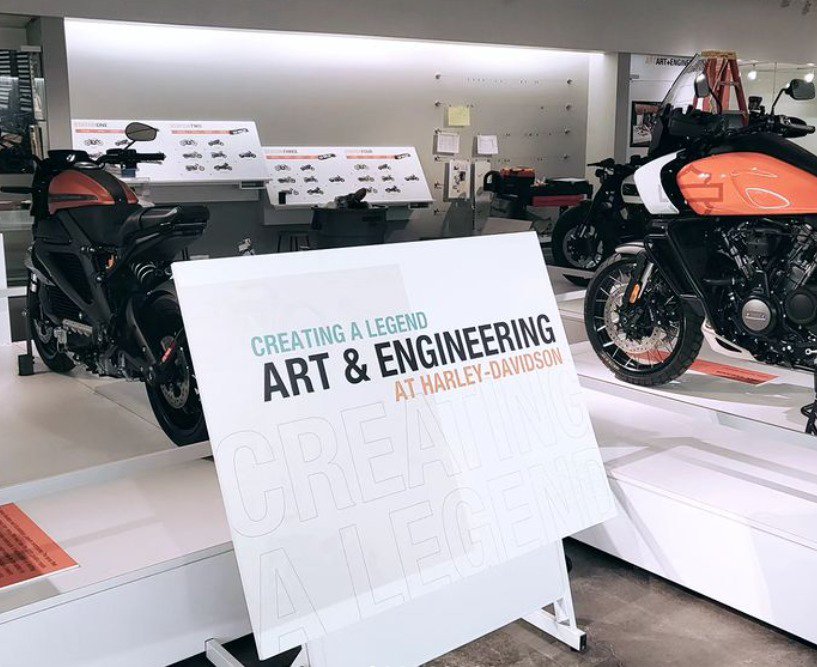 Harley-Davidson "Creating a Legend" exhibit