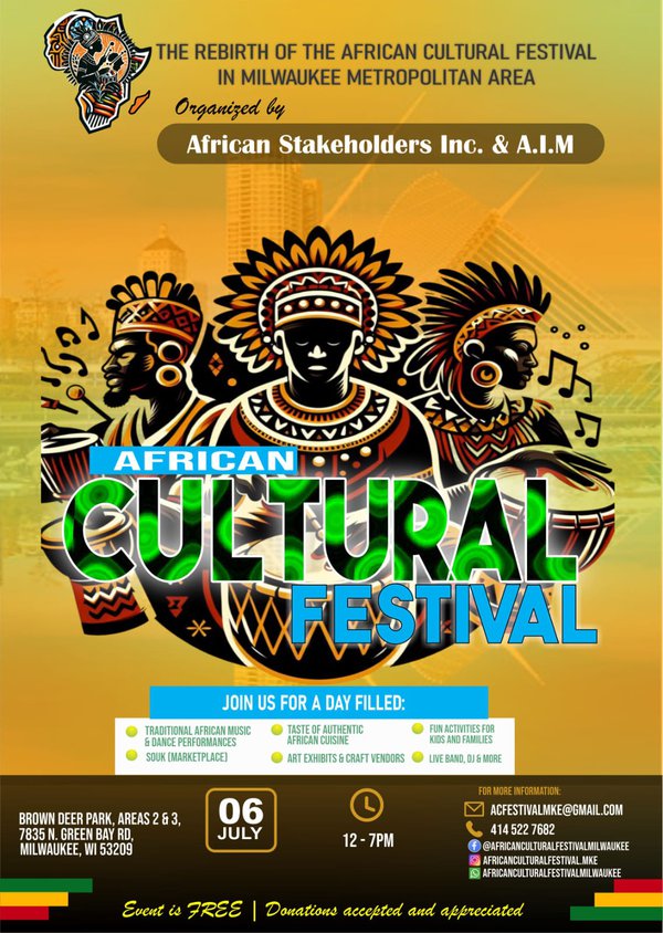 African Cultural Festival Flyer