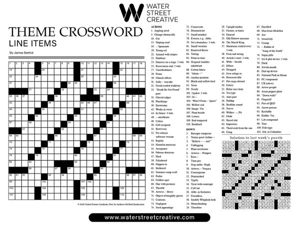 crossword: July 2, 2024