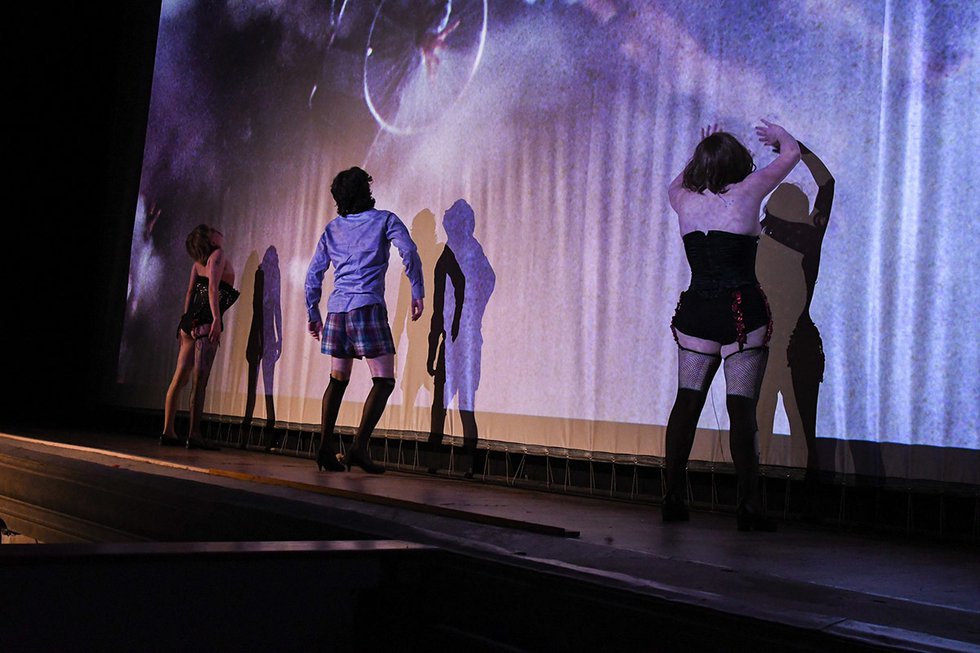 Sensual Daydreams cast at the Rocky Horror Picture Show