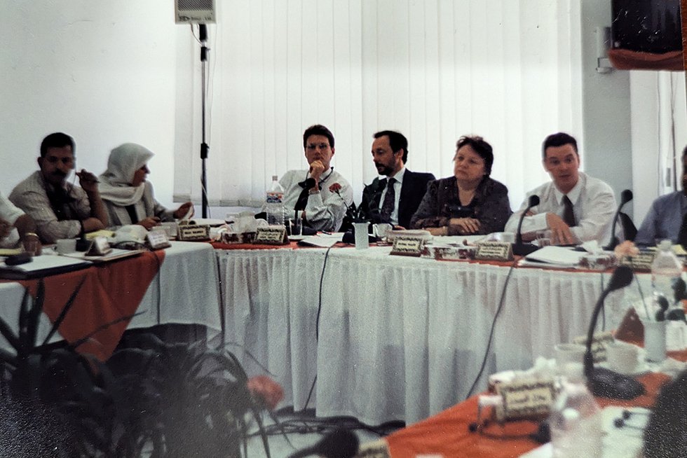 Louis Fortis consulting for US Agency for International Development in the West-Bank Gaza Strip,1997