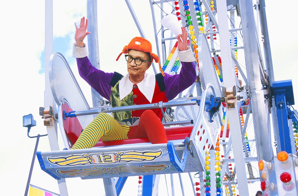 Art Kumbalek jester on ferris wheel