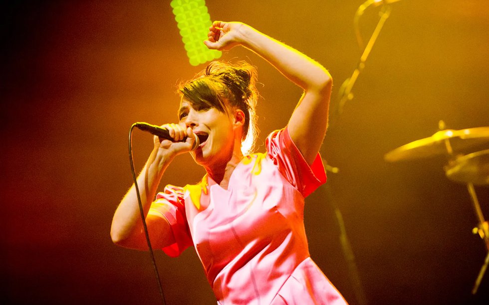 Kathleen Hanna of Bikini Kill