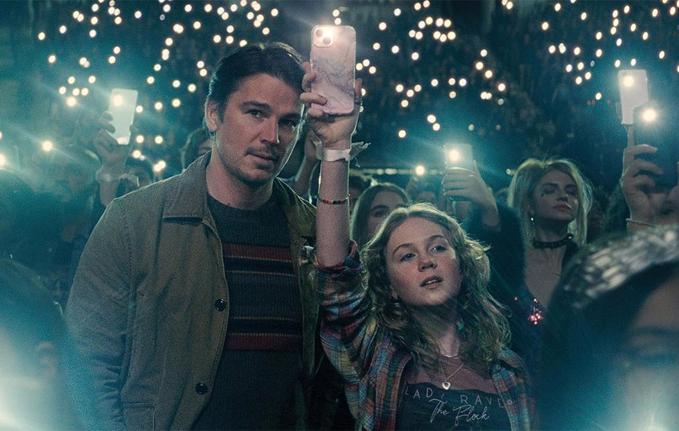 Josh Hartnett and Ariel Donoghue in ‘Trap’