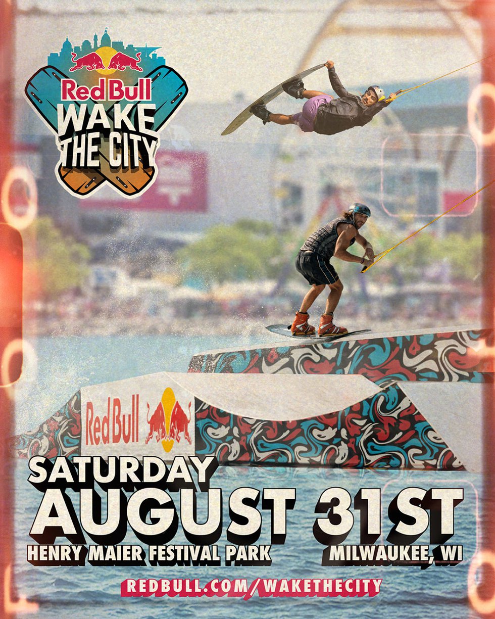 Red Bull Wake the City banner