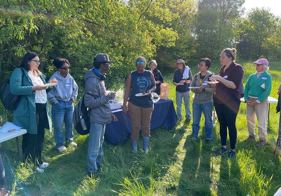 Fair Future Movement meetup at Hopkins Hollow