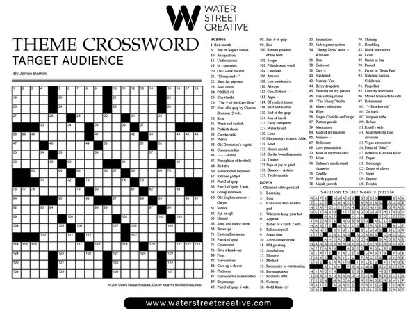 Crossword: August 29, 2024