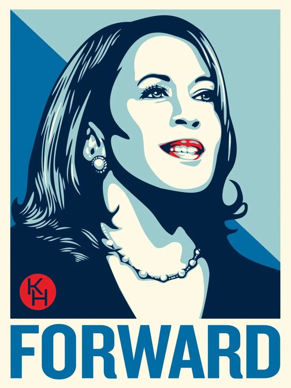 Kamala Harris "Forward" poster