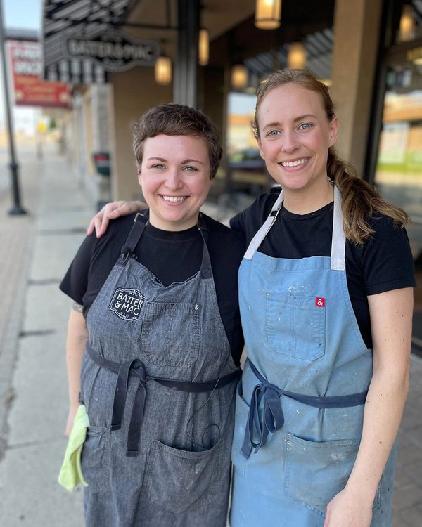 Kasey Gusho and Brittany Wohlfeil of Batter &amp; Mac