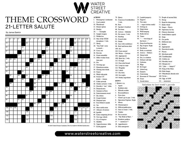 Crossword: September 19, 2024