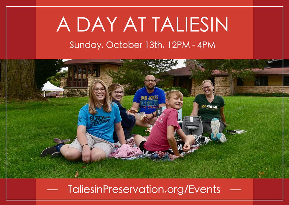 A Day at Taliesin 2024 banner