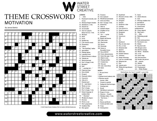 Crossword: October 31, 2024