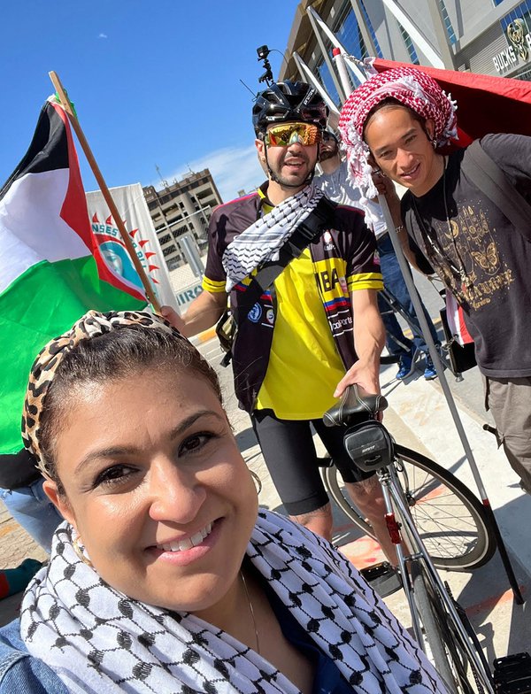 Big Ride for Palestine organizers