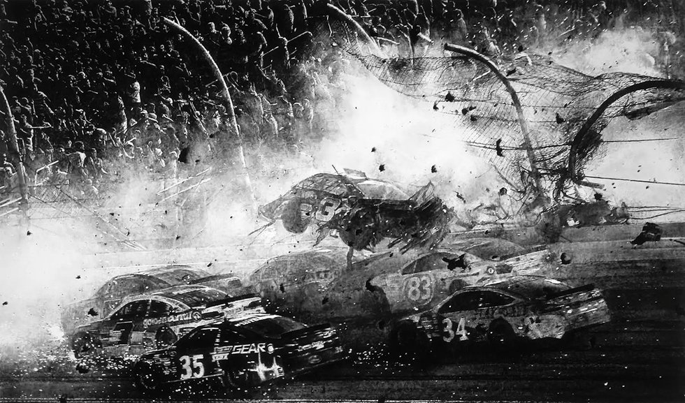 Robert Longo, ‘Untitled (Nascar Crash, Daytona)’