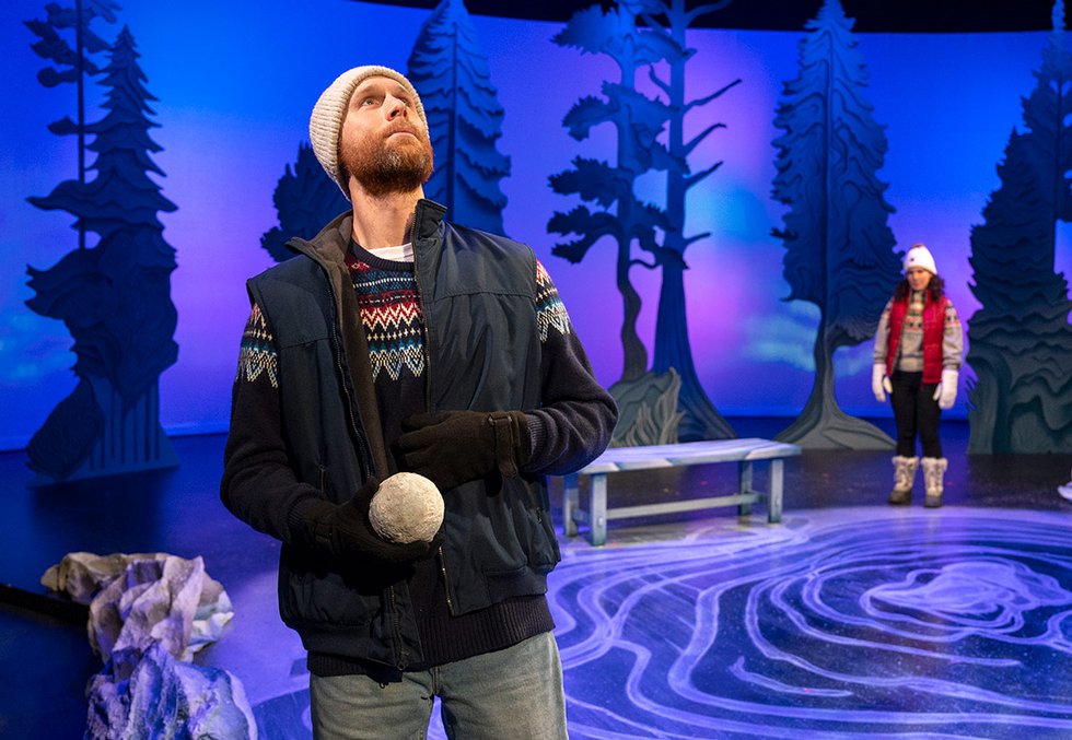 Jake Horstmeier and Rachael Zientek in Next Act Theatre's ‘Almost, Maine’