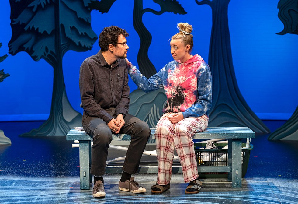 Rudy Galvan and Bree Beelow in Next Act Theatre's ‘Almost, Maine’