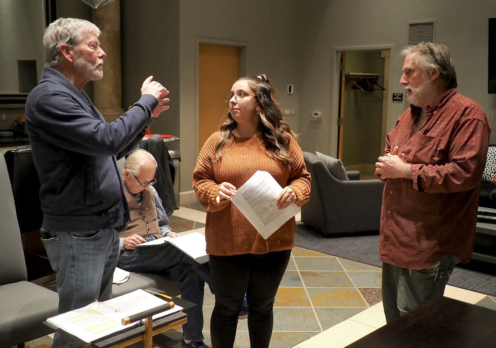 Rehearsal for Boulevard Theatre's ‘I Never Sang for My Father’