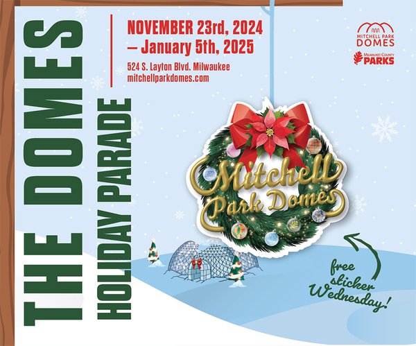 The Domes Holiday Parade banner